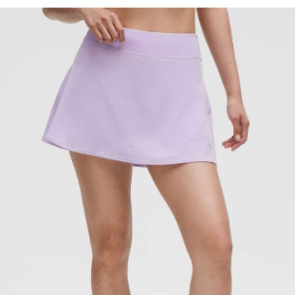 Lululemon Lightweight High-Rise Tennis Skirt Lavender Frost SZ 10 - Picture 1 of 10